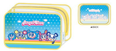 【全品　送料無料！】　エンジェルブルー　クリアボックスペンケースレインボー　ナカムラくん　ポーチ　ペン入れ　筆箱　収納　文房具　学校　勉強　雑貨　グッズ　かわいい