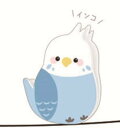 【全品 送料無料!】【セット商品】【10個入り】【オリジナル】ことりクリップ【ブルー】【青】【インコ】【クリップ】【留め】【文房具】【学校】【勉強】【雑貨】【グッズ】【かわいい】