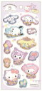 【全品 送料無料!】【セット商品】【10枚入り】【サンリオキャラクターズ】シャカシャカカプセルシール【パープル】【紫】【ベビー】【シール】【ステッカー】【文房具...