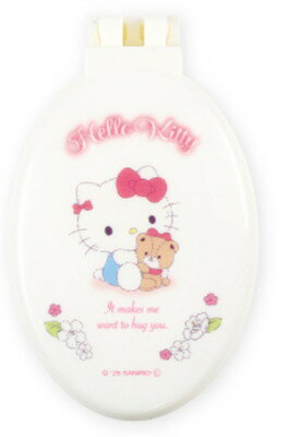 【全品　送料無料！】　サンリオキャラクターズ　ミラー付きドライブラシハローキティ　かがみ　くし　..