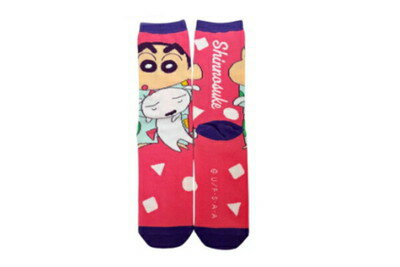 【全品 送料無料！】【クレヨンしんちゃん】ハイソックス【ピンク】【パジャマ】【しんのすけ】【テレビ】【アニメ】【漫画】【映画】【靴下】【くつした】【くつ下】【女性】【レディース】【ファッション】【雑貨】【グッズ】【かわいい】