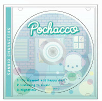 【全品　送料無料！】　日本製　サンリオキャラクターズ　CDケース風メモポチャッコ　メモ帳　文房具　雑貨　グッズ　かわいい