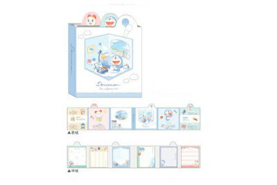 楽天ワールドショップコレクション【全品　送料無料！】【セット商品】【10冊入り】【日本製】【ドラえもん】パタパタメモ【HAPPINESS TRAVEL】【どらえもん】【アニメ】【漫画】【映画】【メモ帳】【文房具】【雑貨】【グッズ】【かわいい】【TE】