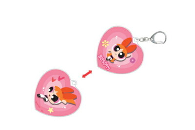 樂天商城 - 【全品　送料無料！】　パワーパフガールズ　チェンジングキーホルダーブロッサム　パワパフ　アニメ　アメキャラ　キーリング　キーホルダー　チャーム　鍵　雑貨　グッズ　かわいい