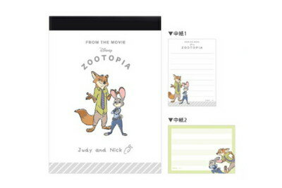樂天商城 - 【全品　送料無料！】　セット商品　10冊入り　日本製　ディズニーキャラクター　ミニメモズートピア　映画　アニメ　メモ帳　文房具　雑貨　グッズ　かわいい