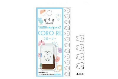 樂天商城 - 【全品　送料無料！】　オリジナル　ぞうきシリーズ　コロコロ転がるスタンプ歯　コローリー　CORO-RE　スタンプ　文房具　学校　勉強　雑貨　グッズ　かわいい