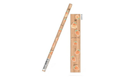 【全品　送料無料！】　セット商品　20本入り　日本製　オリジナル　木のえんぴつ2B　ジューシーなにん..