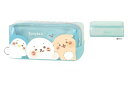 【全品 送料無料!】【オリジナル】ペンケース【むぎゅっと】【しろたん】【動物】【アニマル】【ポーチ】【ペン入れ】【筆箱】【収納】【文房具】【学校】【勉強】【雑貨...