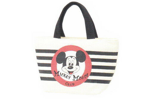樂天商城 - 【全品　送料無料！】　ディズニーキャラクター　スエット地ランチバッグクラブ　ミッキー　ミッキーマウス　ディズニー　Disney　映画　カバン　バッグ　おでかけ　遠足　雑貨　生活雑貨