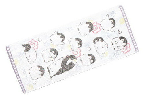 【全品　送料無料！】　LINEスタンプ　コウペンちゃん　フェイスタオルたのしいがいっぱい　ライン　LINE　アプリ　スタンプ　ぺんぎん　皇帝ペンギン　コウテイペンギン　タオル　たおる　生活雑貨