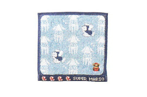 【全品　送料無料！】　スーパーマリオ　MARIO　ミニタオル水中ステージ　マリオ　ゲーム　グッズ　任天堂　たおる　タオル　キッズ　生活雑貨　キャラ
