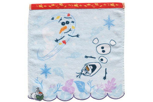 【全品 送料無料！】 ディズニープリンセス ウォッシュタオル リーフブルー アナと雪の女王 アナと雪の女王2 アナ雪 エルサ アナ オラフ 姫 アニメ 映画 ディズニー タオル たおる ハンドタオル グッズ