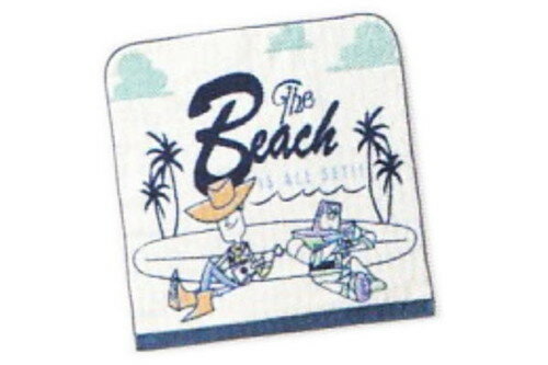 【全品 送料無料！】 ピクサーキャラクター ミニタオルオンザビーチ トイストーリー ピクサー アニメ 映画 ディズニー タオル たおる ハンドタオル タオルハンカチ ハンカチ