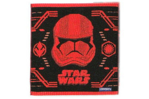 【全品 送料無料！】 スターウォーズ STAR WARS ウォッシュタオルダークレッド ダースベイダー スター・ウォーズ 映画 SF タオル たおる ハンドタオル ハンカチ