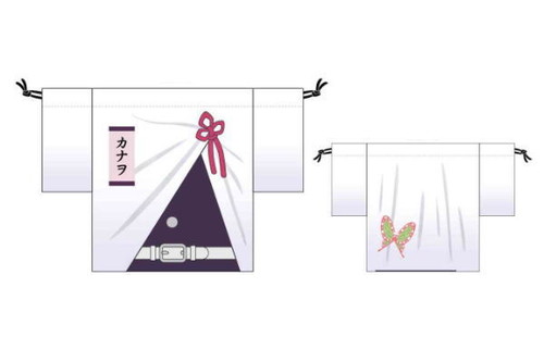【全品 送料無料！】 鬼滅の刃 羽織風巾着栗落花カナヲ ツユリカナヲ 鬼滅 きめつのやいば 少年ジャンプ ジャンプ アニメ 集英社 テレビ 漫画 映画 巾着袋 きんちゃく 袋 小物入れ ポーチ 雑貨 グッズ