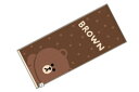 【全品 送料無料!】 【LINE FRIENDS】【ラインフレンズ】フェイスタオル【ハローブラウン】【ブラウン】【コニー】【ライン】【携帯】【SNS】【スタンプ...