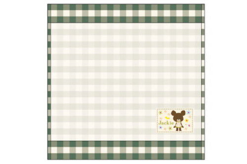 【全品 送料無料！】 くまのがっこう ミニタオルエバーグリーン くま ジャッキー がっこう クマ 学校 キャラ 絵本 タオル たおる ハンドタオル ハンカチ 生活雑貨 グッズ