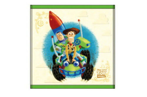 【全品 送料無料！】 ピクサーキャラクター キャリータオルゴールデングリーン エイリアン トイストーリー バズ ウッディ ピクサー ディズニー 映画 アニメ タオル たおる ミニタオル ハンドタオル ハンカチ 生活雑貨