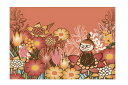 【全品 送料無料!】 【ムーミン】【Moomin】ランチョンマット【花と一緒に】【ミイ】【リトルミイ】【アニメ】【絵本】【キャラクター】【マット】【敷物】【お食...