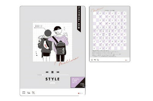 【全品 送料無料！】 日本製 オリジナル LIKEオルチャン 両面下敷きパートナー 女の子 男の子 ボーイズ ガールズ カップル 韓国 下敷き 下じき 敷き物 シート 筆記用具 文房具 学校 塾 勉強 雑貨 グッ
