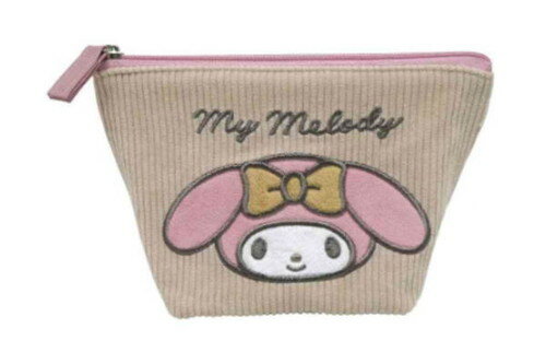 樂天商城 - 【全品　送料無料！】　 サンリオキャラクター　コーデュロイシリーズ　船型ポーチマイメロディ　マイメロちゃん　マイメロ　まいめろ　サンリオ　ケース　ポーチ　小物入れ　収納　メイク　化粧　コスメ　雑貨　グッズ