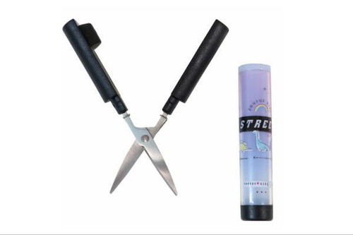 【全品　送料無料！】　 オリジナル　クリアスティックシザーSAURUS GIRL　はさみ　ハサミ　シザー　携..