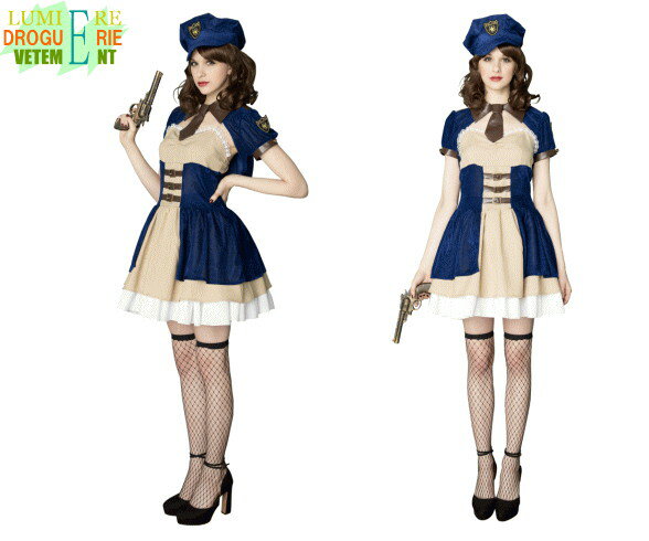 【レディ】スチームパンク【ポリス】【警察】【警官】【婦警】【ハロウィン】【コスプレ】【コスチューム】【衣装】【仮装】【かわいい】