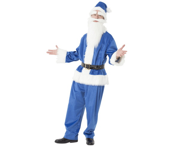 【メンズ】GOGOサンタサン【ブルー】【サンタ】【クリスマス】【コスプレ】【コスチューム】【衣装】【仮装】【パーティ】【かわいい】