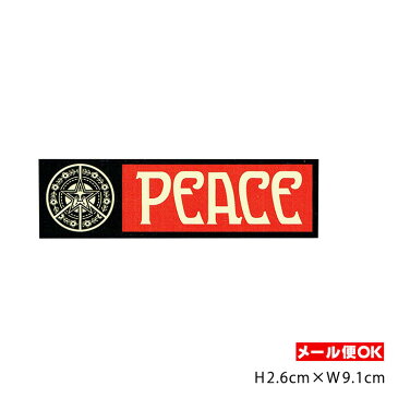 【メール便OK】OBEY Sticker ＜PEACE BANNER＞ストリート ファッション グラフィック アート ステッカー シール デカール USA アメリカ 【ポイント】