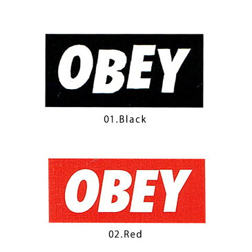 【メール便OK】OBEY Sticker ＜OBEY MINI LOGO 2色＞ストリート ファッション グラフィック アート ステッカー シール デカール USA アメリカ 【ポイント】