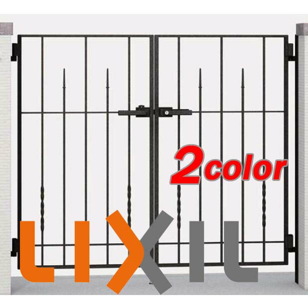 【門扉】ラフィーネ門扉3型 門扉 07-10 両開き 門柱タイプ TOEX(LIXIL) 高品質の リクシル(TOEX) アルミ鋳物 門扉 をお求めやすい価格で！【送料無料】