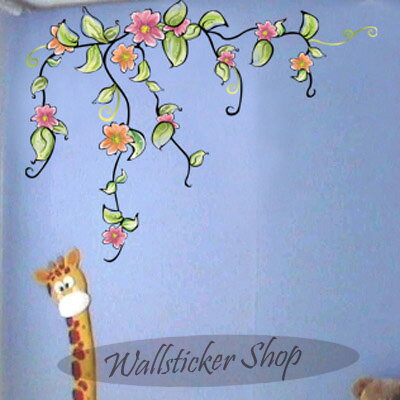 ウォールステッカー インテリアシール 壁シール 壁紙シール 水彩の花 wall sticker 北欧