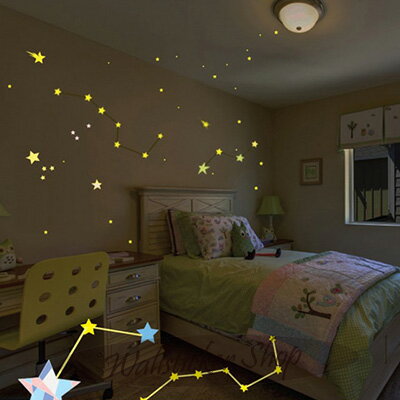 ウォールステッカー 夜光 インテリアシール 壁シール 壁紙シール wall sticker 北欧