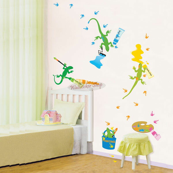 ウォールステッカー インテリアシール 壁シール 壁紙シール トカゲ wall sticker 北欧 02P05Nov16