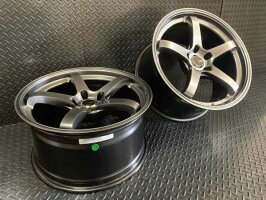Z.S.S.Dclaw517インチ9.0J+22PCD114.35穴2本setハイパーブラックシルバーホイールマークチェイサーRX-7ランエボZSS