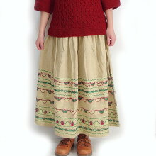 インド手刺繡スカート