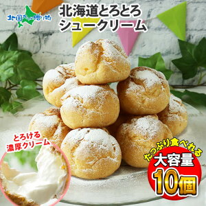 とろとろシュー10個セット(ミルク) 業務用 大容量 シュークリーム お取り寄せ スイーツ お中元 ギフト プレゼント 差し入れ 北海道 お土産 シューアイス 御中元 ギフト お菓子 お中元 手土産 冷凍 洋菓子 gift set 退職 プチギフト 大量 会社 内祝い お返し 個包装 お歳暮