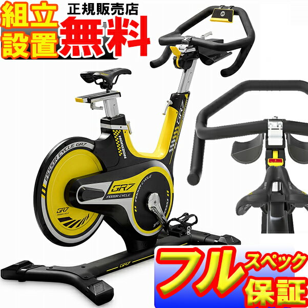  GR7 インドアサイクル スピンバイク ホライズン フィットネスバイク 純正マット付 ジョンソン ジーアール 7 ホライゾン HORIZONFITNESS スピンサイクル johnson ポイント2倍 静音 心拍数