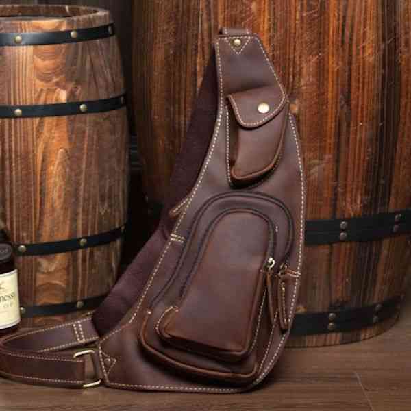 ボディバッグ メンズ おしゃれ 防水 冬 ウエストバッグ 春 夏 スポーツ レザー 50代 40代 本革 大容量 ショルダーバッグ 革 横型 人気 ウエストポー...