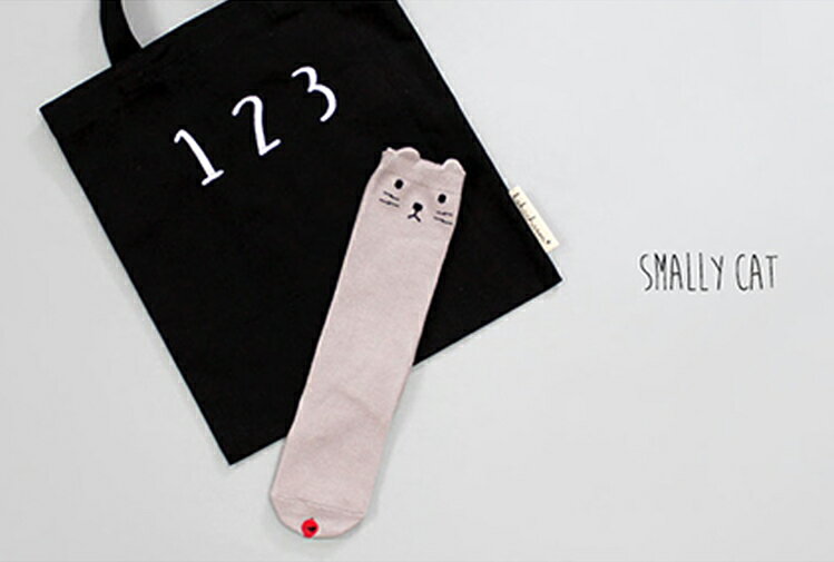 KOKA CHARM コカチャーム SMALLY CAT 靴下 くつ下 ソックス ニーハイソックス ひざ上 ロング 長い プレ..