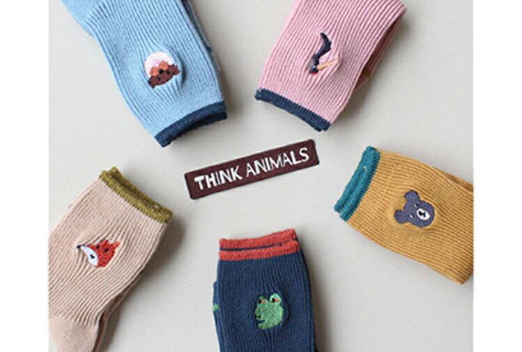 KOKA CHARM コカチャーム THINK ANIMALS 5足セット 靴下 くつ下 ソックス 足首 アンクル プレゼント ギフトキッズ 赤ちゃん ベビー服 女の子 男の子 かんこく 韓国子ども服 韓国こども服