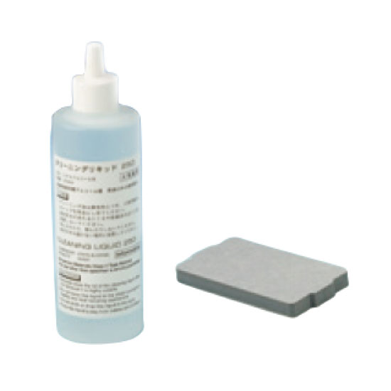 【薄手用クリーニングキット(A)】PET薄手カード30枚 + 250mlクリーニングボトル1本, TCP300II対応, 59993611 ウェルコムデザイン