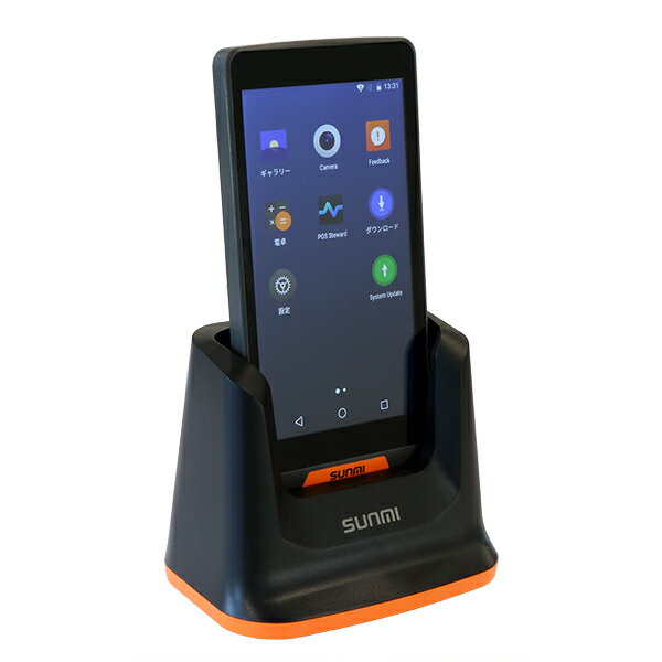 【店頭展示品 デモ機・検品済】Android ハンディターミナル Bluetooth SUNMI M2 充電クレードルセット ..