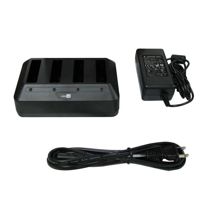 4スロット充電器 Mercury RS31用 CHC-RS31-4B ACアダプタ付属 ハンディターミナル用 サイファーラボ 業務用 法人様向け