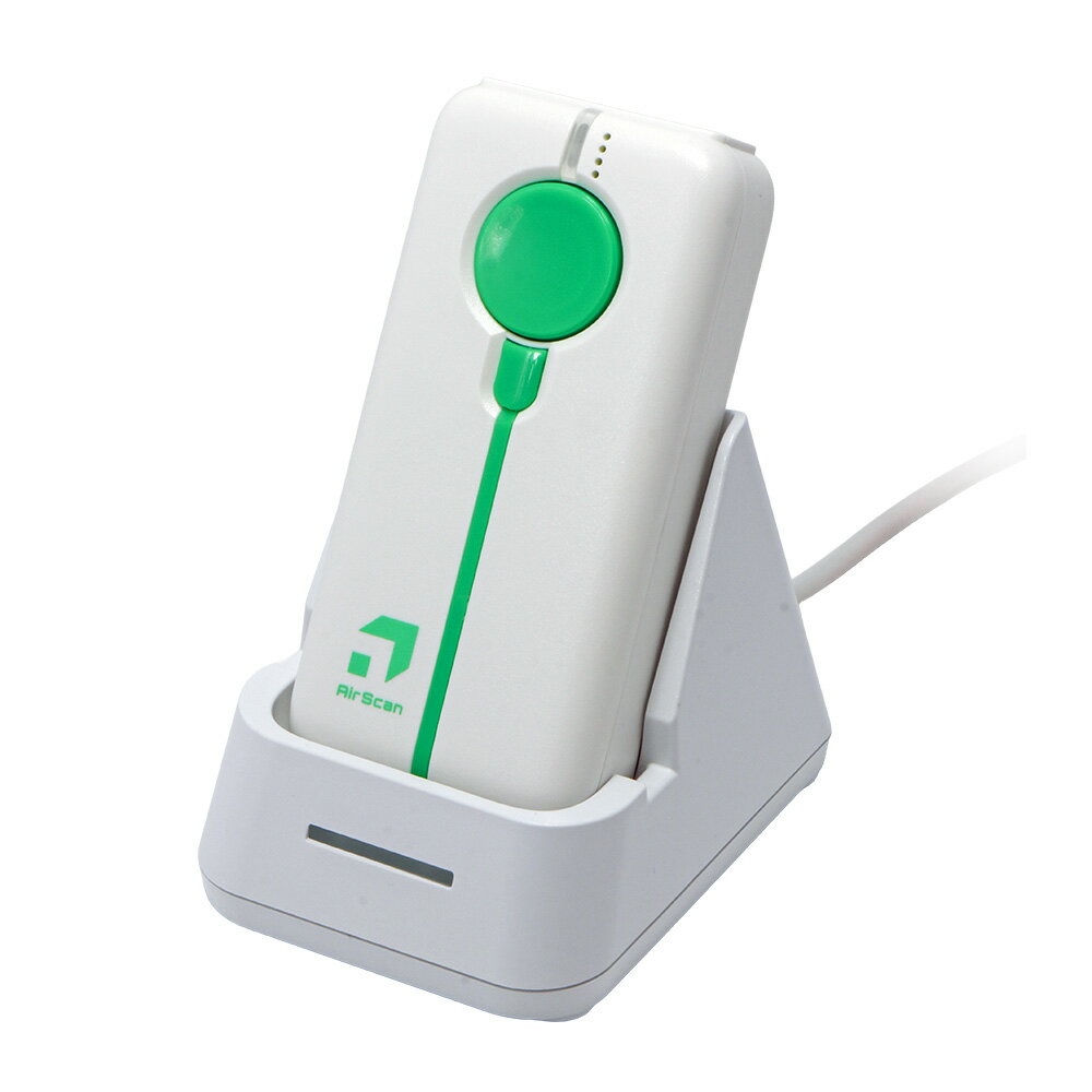 バーコードリーダー ワイヤレス データコレクター 在庫管理 AIRSCAN-M-1D-WHT-SET2 クレードルセット ..