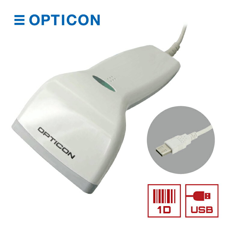 オプトエレクトロニクス バーコードリーダー C-37-U 65mm幅 タッチ式 (USB Type-A接続) OPTICON 業務用 法人様向け