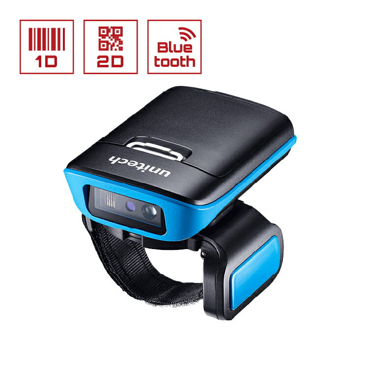 ユニテック Bluetooth リング型 ウェアラブル2次元バーコードリーダー MS652-AUDB00-SG unitech 業務用..