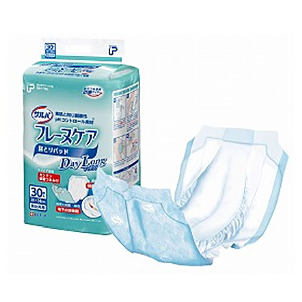 【白十字】PUサルバ フレーヌケア デイロング (30枚) / 33217【定番在庫】即日・翌日配送可【介護用品】大人用紙おむつ/おとな用/紙オムツ/病院・施設...