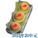 お中元ギフト『ダイワ果園 あら川の水蜜桃 3玉』(代引不可)