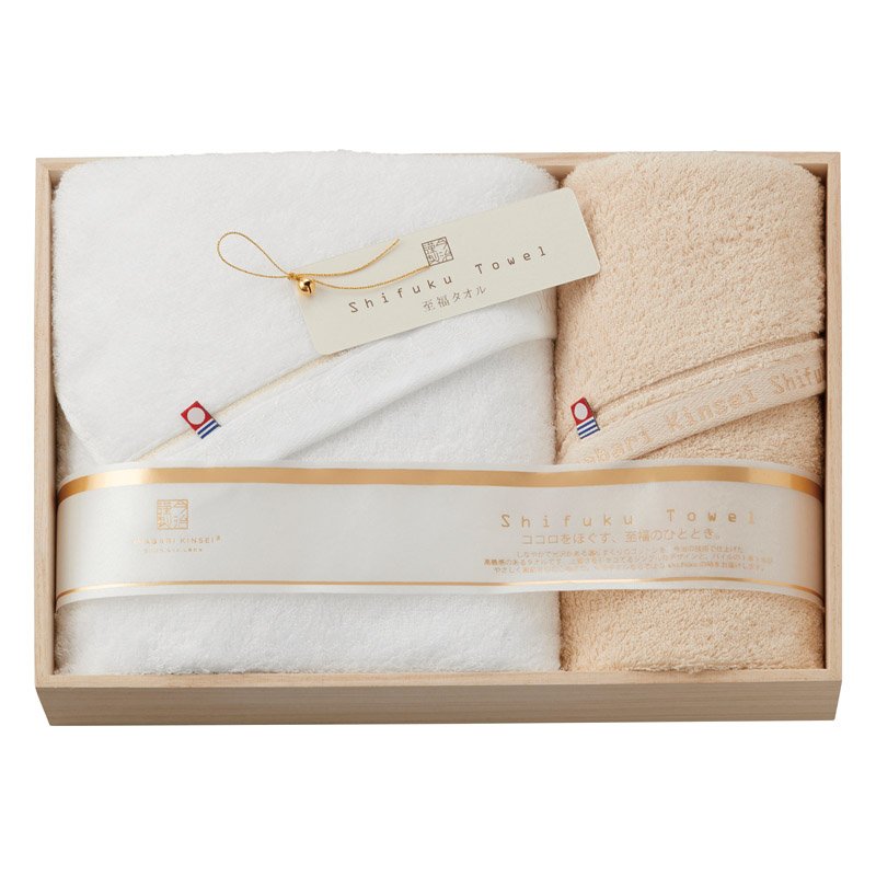 Rakuten - 今治謹製 至福タオル バスタオル&フェイスタオル【のし・包装無料】【代引不可】